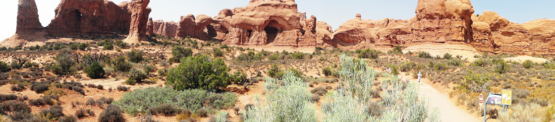 panorama of the Double Arch